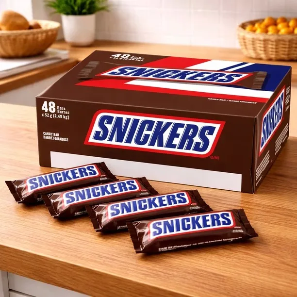 Snickers Chocolate Bars Box