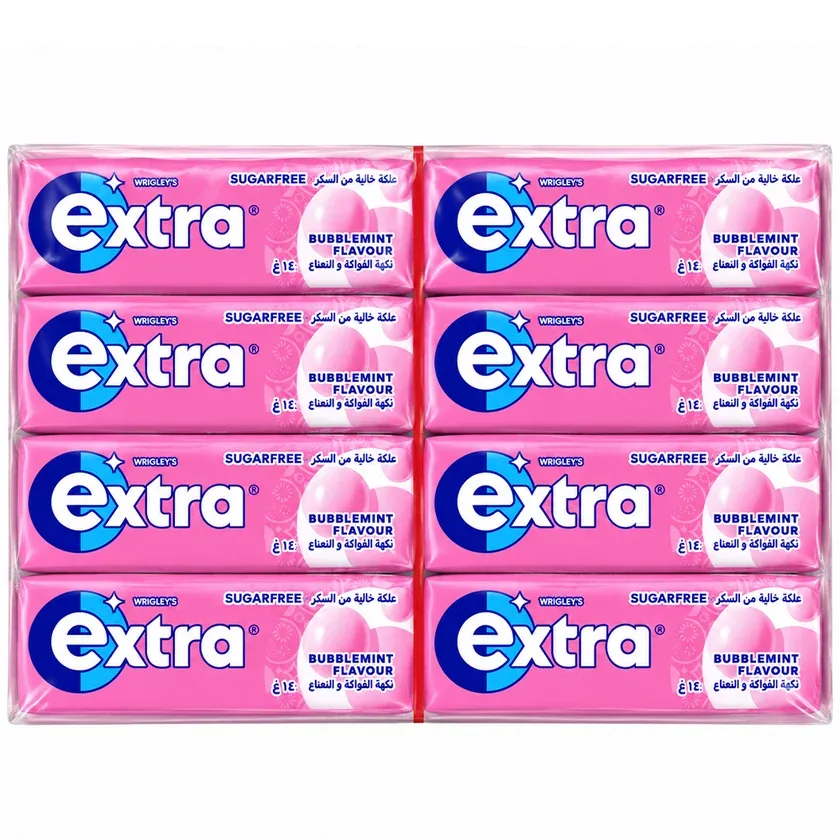 Wrigley's Extra Bubblemint Sugarfree Gum 30 x 14g