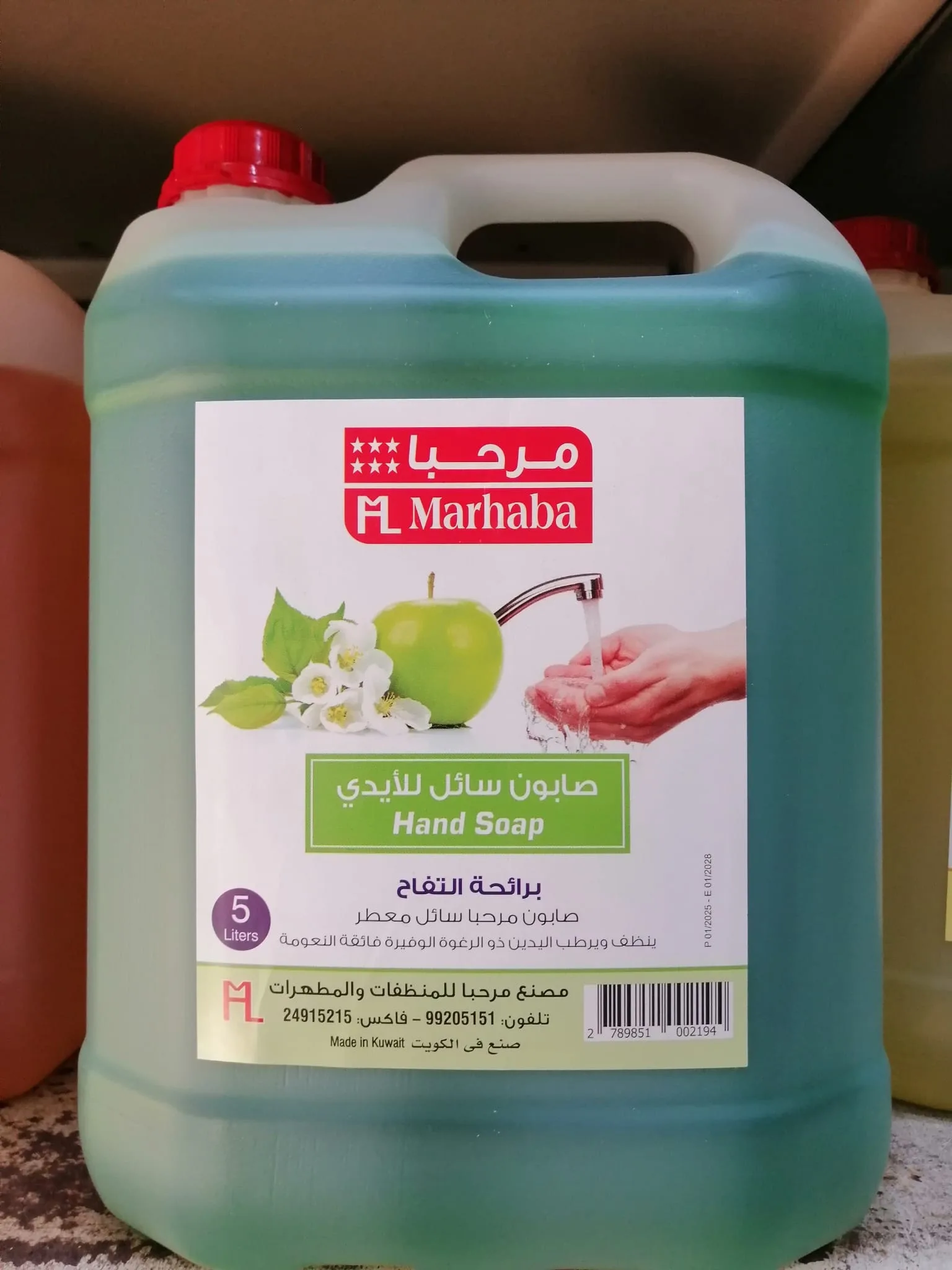 Liquid Hand Soap (Apple Scent / Green Apple)
