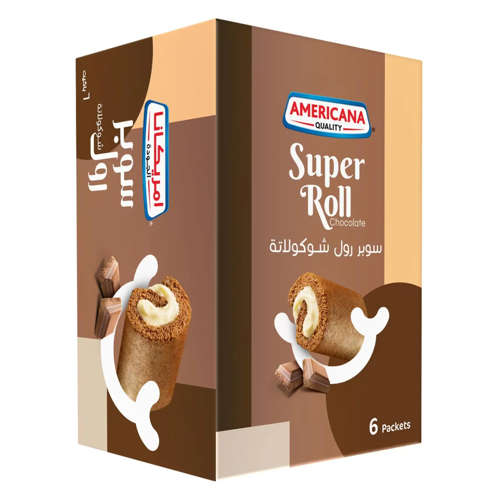 Americana Super Roll Chocolate