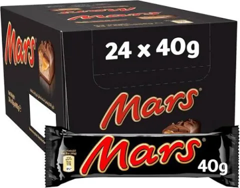 Mars Chocolate Bars 24 x 40g