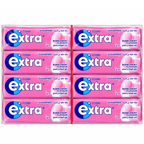 Wrigley's Extra Bubblemint Sugarfree Gum 30 x 14g
