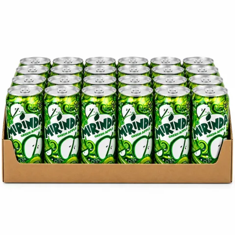 Mirinda Green Apple Cans Tray