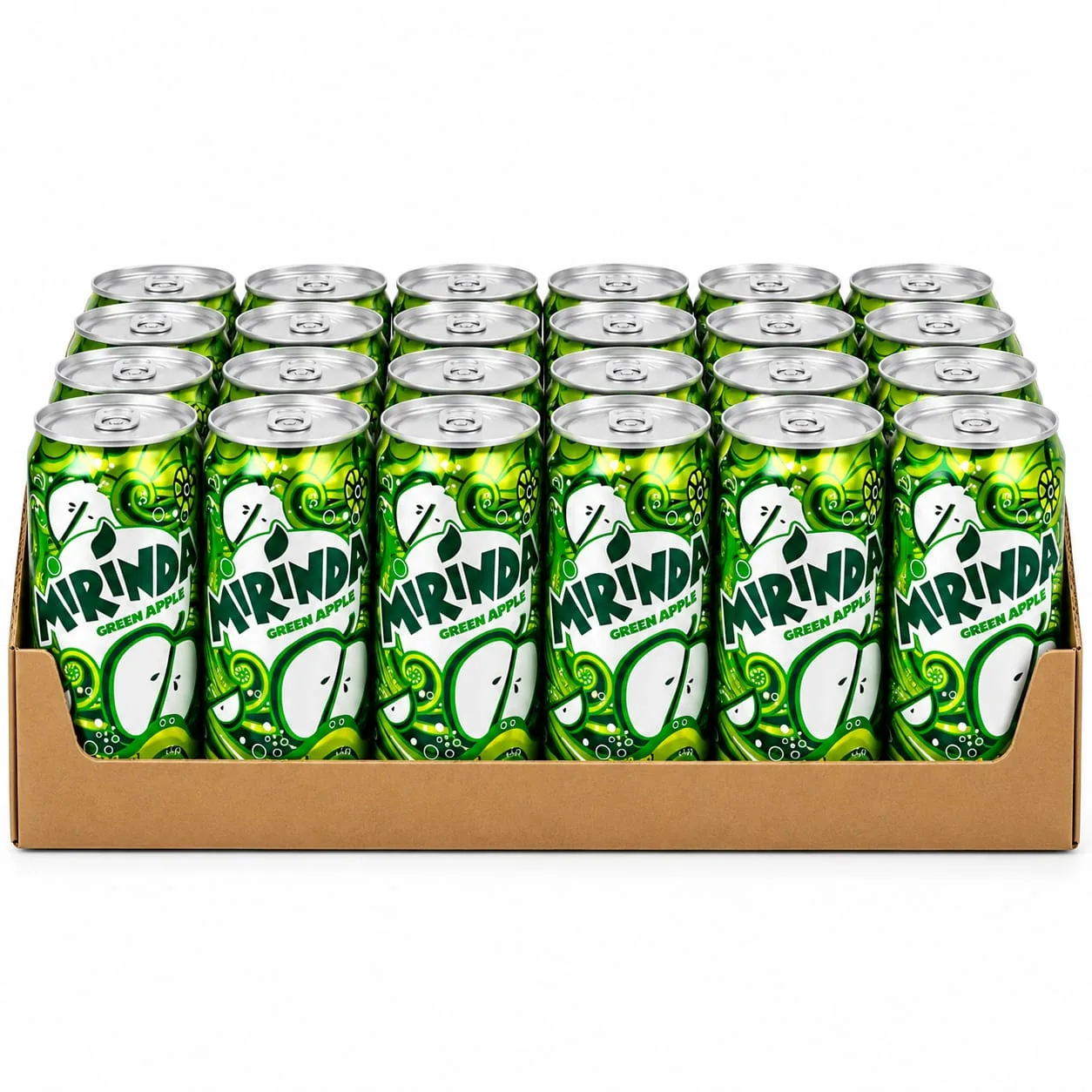 Mirinda Green Apple Cans Tray